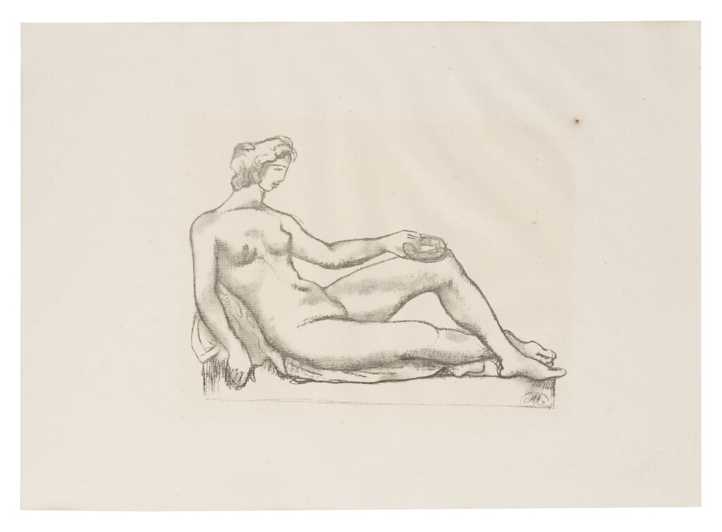View full screen - View 1 of Lot 34. ARISTIDE MAILLOL | ÉTUDE POUR LE MONUMENT DE CÉZANNE (GUÉRIN 265).