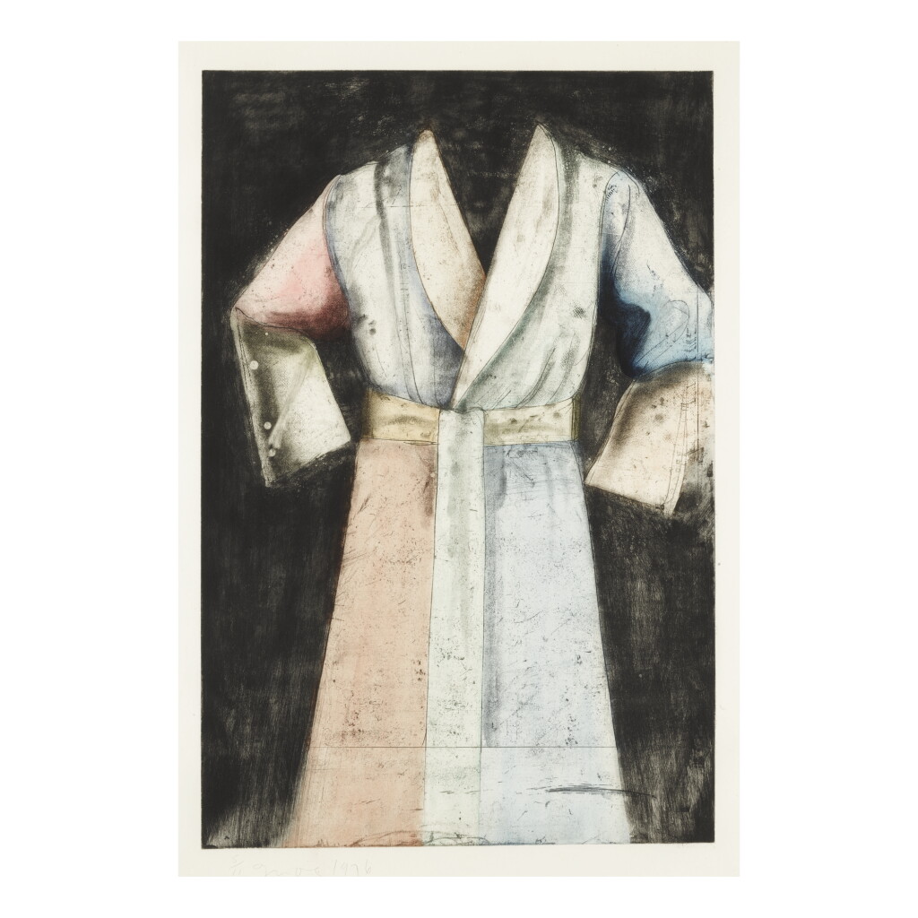 View full screen - View 1 of Lot 182. JIM DINE | A ROBE COLORED WITH 13 KINDS OF OIL PAINT (WILLIAMS COLLEGE 213).