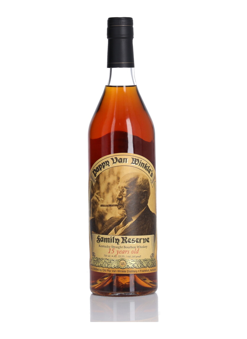 View full screen - View 1 of Lot 73. Pappy Van Winkle's 15 Year Old Family Reserve 107 Proof NV (1 BT 75cl).