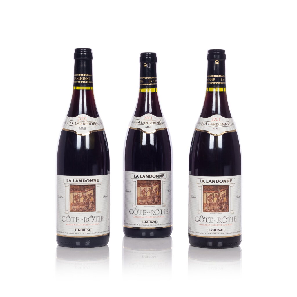 View full screen - View 1 of Lot 810. Côte Rôtie, La Landonne 2001 Guigal (3 BT).