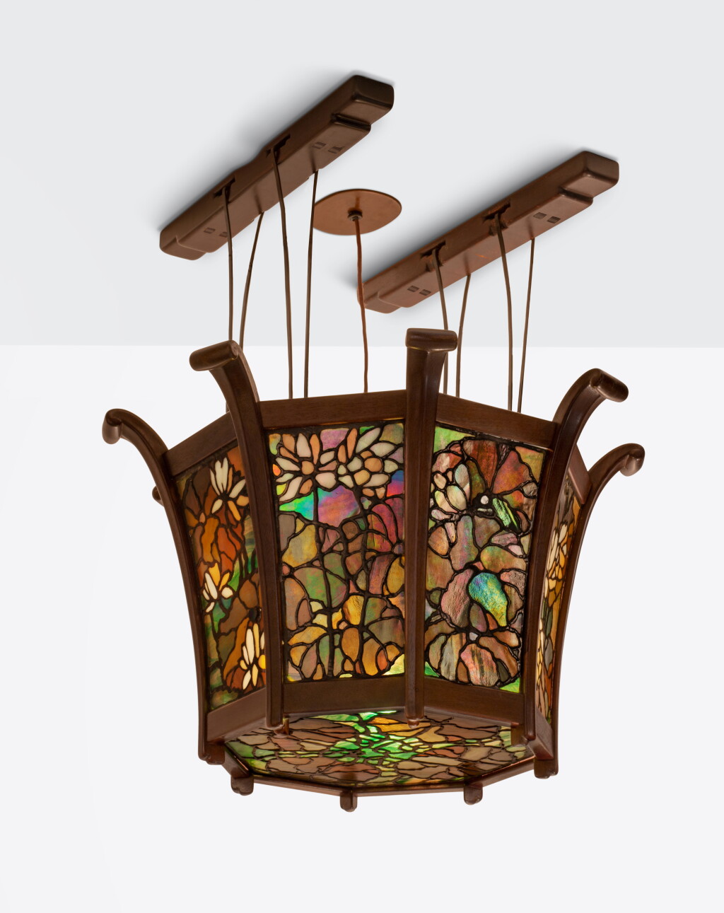 View full screen - View 1 of Lot 148. An Important and Rare "Lotus" Lantern from the Living Room of the Robert R. Blacker House, Pasadena, California.