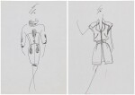 Two original sketches for fashion | Deux croquis de mode originaux