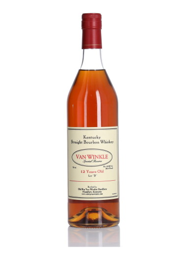 View full screen - View 1 of Lot 97. Van Winkle 12 Year Old Special Reserve Lot "B" 90.4 Proof NV (1 BT 75cl).