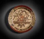 Maya Painted Plate of a Scribe