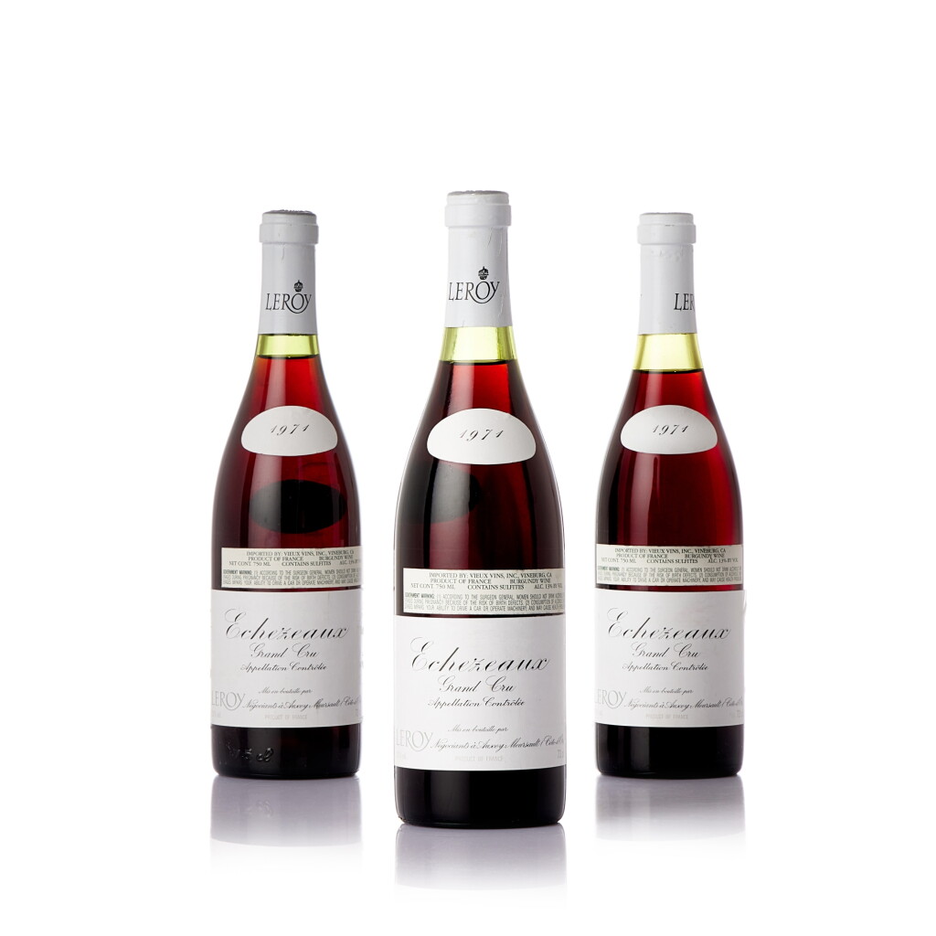 View full screen - View 1 of Lot 7812. Echézeaux 1971 Maison Leroy (3 BT).