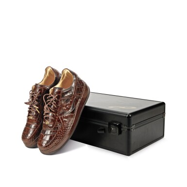 View full screen - View 1 of Lot 10. Nike Air Force 1 Low Lux Alligator & Case | Size 12.