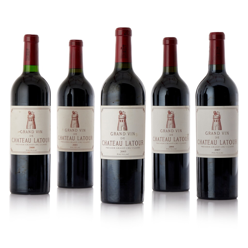 View full screen - View 1 of Lot 6257. Château Latour 2000s Vertical (9 BT).