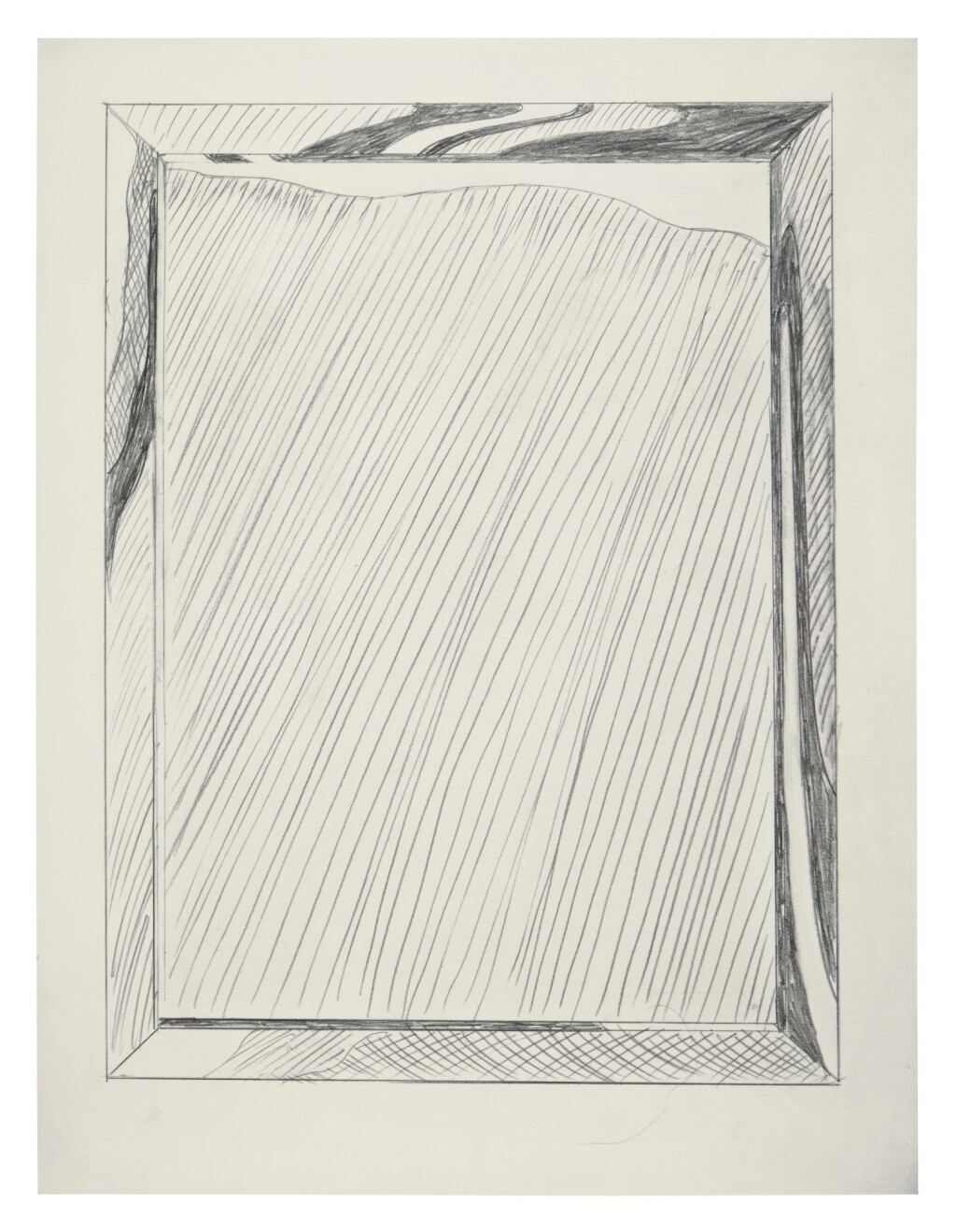 View full screen - View 1 of Lot 14. Mirror #1 (Rectangular) (Study).