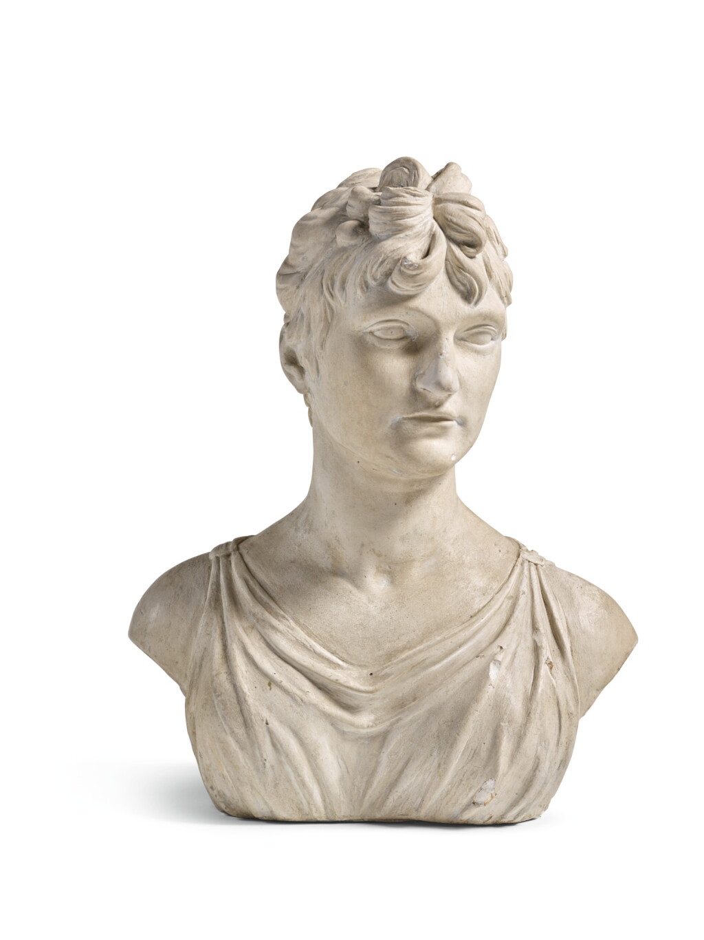 View full screen - View 1 of Lot 36. BRITISH, IN 18TH CENTURY STYLE, BUST OF A LADY.
