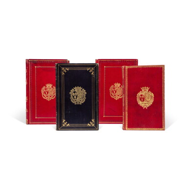 View full screen - View 1 of Lot 433. 5 catalogues d'art aux armes de la duchesse de Berry, dont le catalogue Vivant Denon..