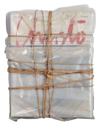 View full screen - View 1 of Lot 434. CHRISTO | WRAPPED BOOKS.