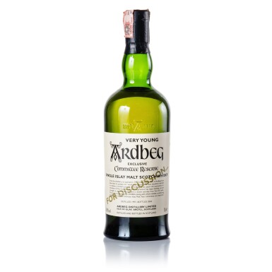 View full screen - View 1 of Lot 77. Ardbeg Very Young Committee Reserve 58.9 abv 1997 (1 BT 70cl).
