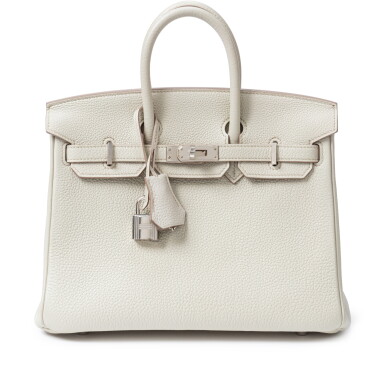 View full screen - View 1 of Lot 624. Béton Togo Birkin 25 Palladium Hardware, 2022.