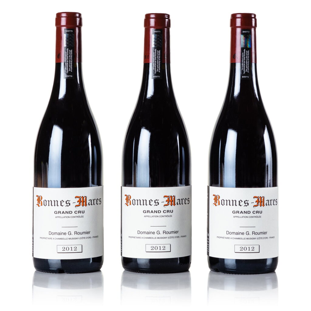 View full screen - View 1 of Lot 166. Bonnes Mares 2012 Domaine Georges Roumier (3 BT).