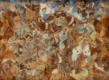 View full screen - View 1 of Lot 6. Vache et personnage.