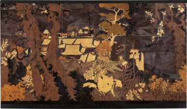 View full screen - View 1 of Lot 1029. Pham Hau 范光厚 | View of a Famous Old Pagoda’s landscape in North Vietnam 越南北部古佛塔.