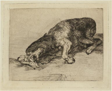 View full screen - View 1 of Lot 169. Fiero Monstruo! (Fierce Monster!) (Delteil 200; Harris 201).