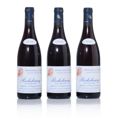 View full screen - View 1 of Lot 217. Richebourg 2016 Domaine A. F. Gros (3 BT).