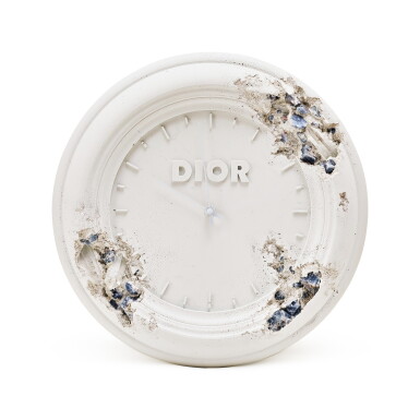 View full screen - View 1 of Lot 1107. DANIEL ARSHAM X DIOR 丹尼爾·阿爾軒 X Dior | ATELIER ERODED CLOCK 侵蝕時鐘.