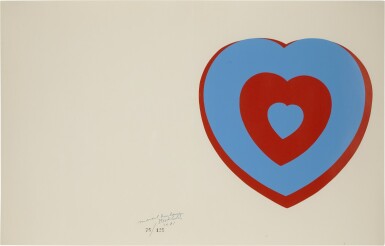 View full screen - View 1 of Lot 57. Coeurs Volants (Fluttering Hearts) (Schwartz 446C).