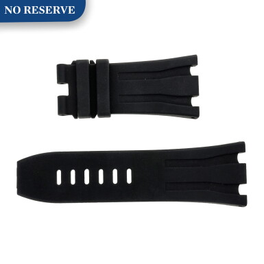 View full screen - View 1 of Lot 61. A rubber royal oak offshore strap.