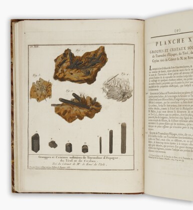 View full screen - View 1 of Lot 13. Gautier d'Agoty | First edition of Histoire Naturelle … Règne Minéral, Paris, 1781.