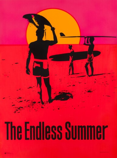 View full screen - View 1 of Lot 151. THE ENDLESS SUMMER (1966) SILKSCREEN, US.