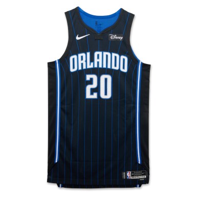 View full screen - View 1 of Lot 77. Markelle Fultz Orlando Magic 2023-2024 Game Worn Icon Edition Jersey .