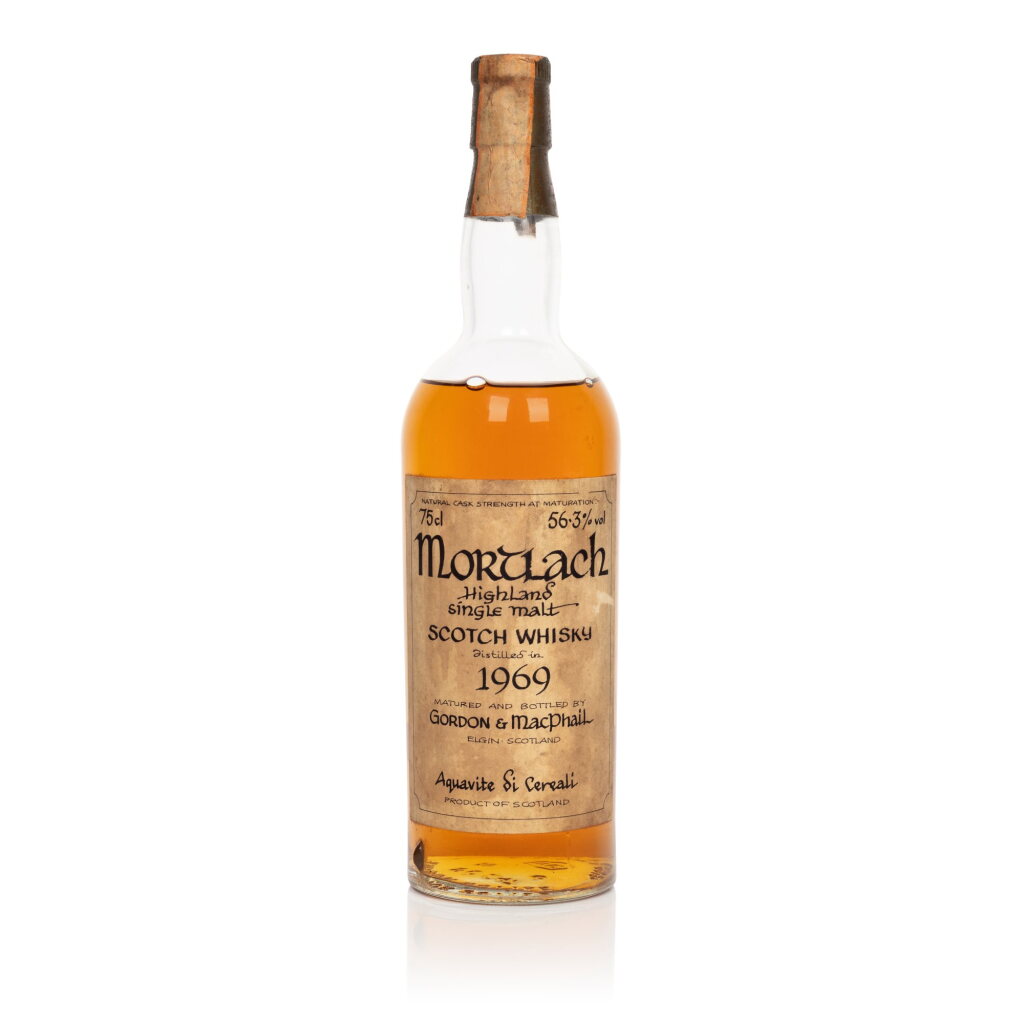 View full screen - View 1 of Lot 100. Mortlach Gordon & MacPhail Celtic Label 56.3 abv 1969 (1 BT75).
