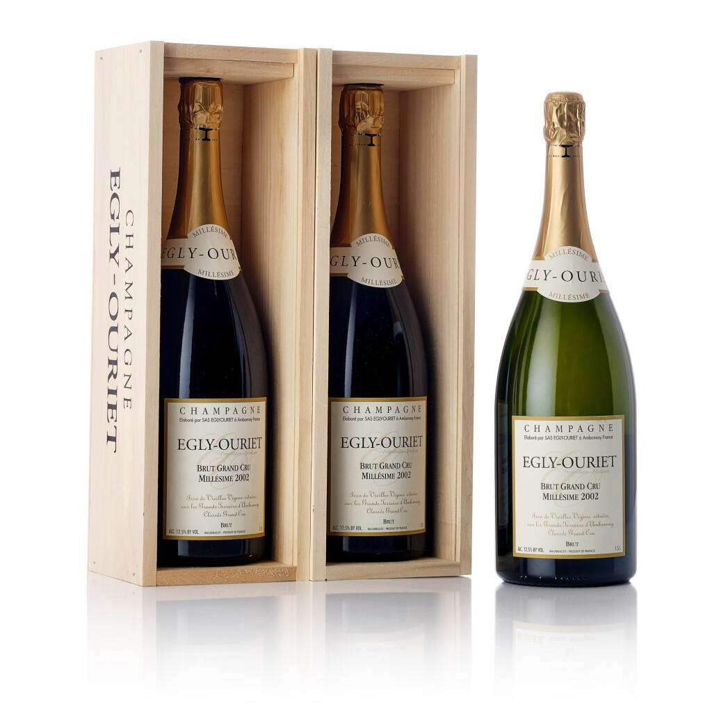 View full screen - View 1 of Lot 8278. Egly-Ouriet Grand Cru Brut 2002 (3 MAG).