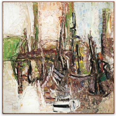 View full screen - View 1 of Lot 27. JEAN-PAUL RIOPELLE | COMPOSITION.