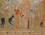 Four Figures and Animals in a Landscape