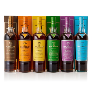 View full screen - View 1 of Lot 9185. The Macallan Edition No. 1 - 6 NV (6 BT70).