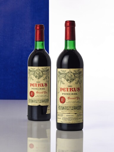View full screen - View 1 of Lot 8031. Petrus 1981 (2 BT).