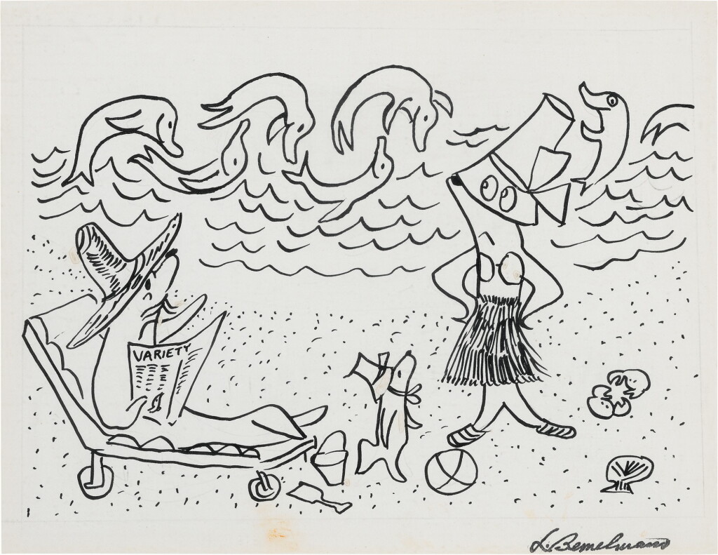 View full screen - View 1 of Lot 308. Sketch for 'Marina'.
