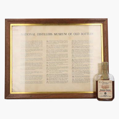 View full screen - View 1 of Lot 2488. Old Crow W.A. Gaines & Co. Bottled In Bond 100 Proof 1916 (1 Bottle Half-Pint).