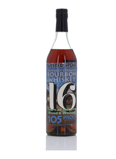 View full screen - View 1 of Lot 327. Twisted Spoke 16 Year Old 105 Proof NV (1 Bottle 75cl).
