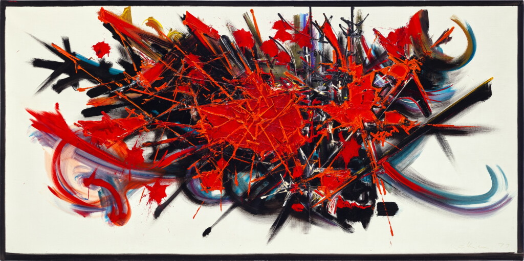 View full screen - View 1 of Lot 1555. Georges Mathieu 喬治・馬修 | Tanysiptère 仙翡翠.