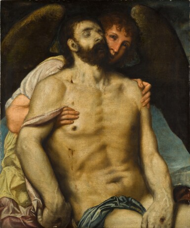 View full screen - View 1 of Lot 7. The Dead Christ supported by an Angel .
