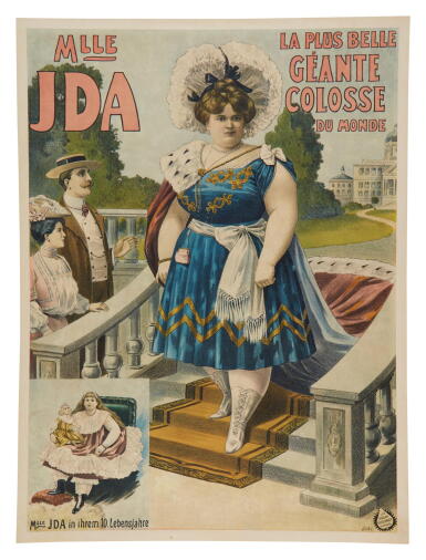 View full screen - View 1 of Lot 352. Mademoiselle Ida | The beautiful giantess.