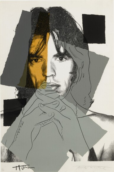 View full screen - View 1 of Lot 297. ANDY WARHOL | MICK JAGGER (F. & S. II.147).