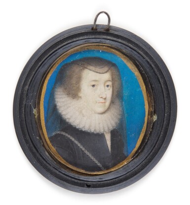 View full screen - View 1 of Lot 160. Portrait of Lady Sarah Hastings (1565-1629).