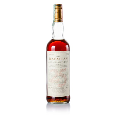 View full screen - View 1 of Lot 23. The Macallan 25 Year Old Anniversary Malt 43.0 abv 1975 (1 BT 70cl).
