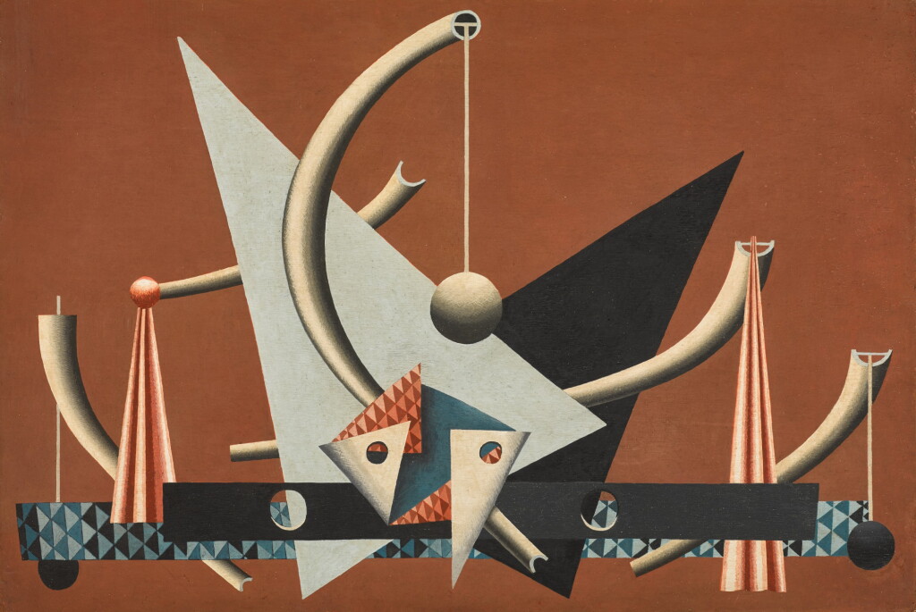 View full screen - View 1 of Lot 5. Design for Mural Painting for a Bar in a Seaside Pavilion, Based on Four Colours Stipulated by the Architect.