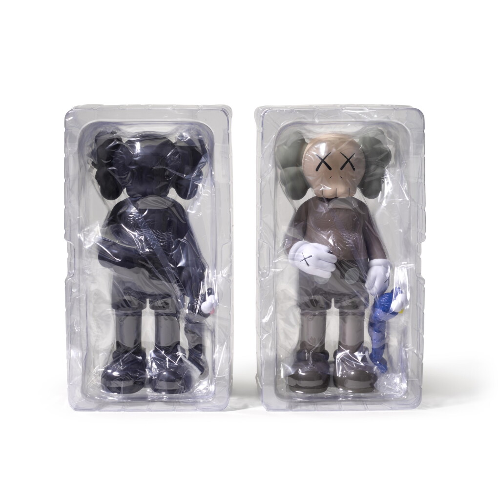 View full screen - View 1 of Lot 62. KAWS | SHARE (BLACK; AND BROWN).