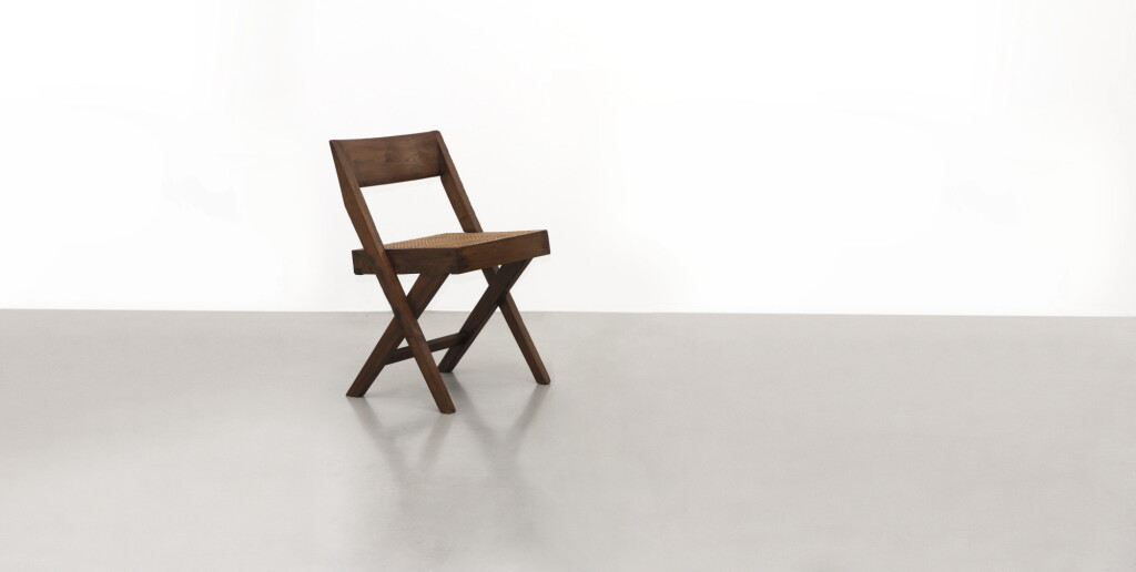View full screen - View 1 of Lot 45. PIERRE JEANNERET | LIBRARY CHAIR.