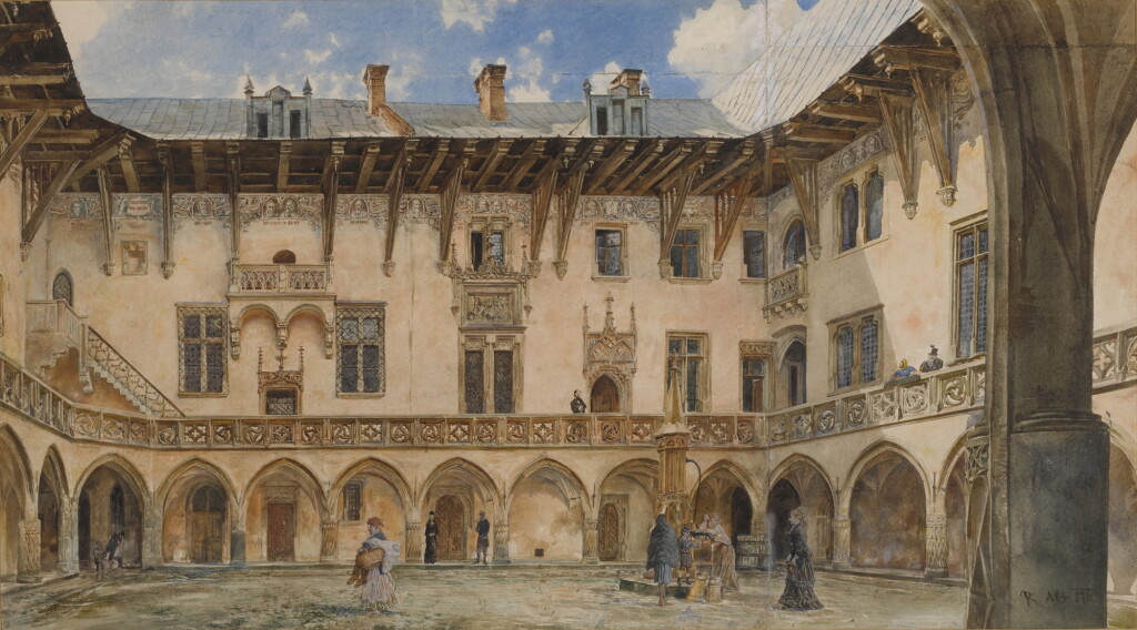 View full screen - View 1 of Lot 91. Courtyard of Krakow University.