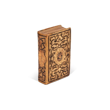 View full screen - View 1 of Lot 1149. Lucanus, De bello civili; Silius Italicus, De bello Punico, Lyon, 1547-1551, Parisian tan morocco gilt for G.F. Madruzzo.