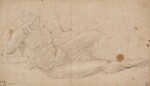 Study of a reclining male nude