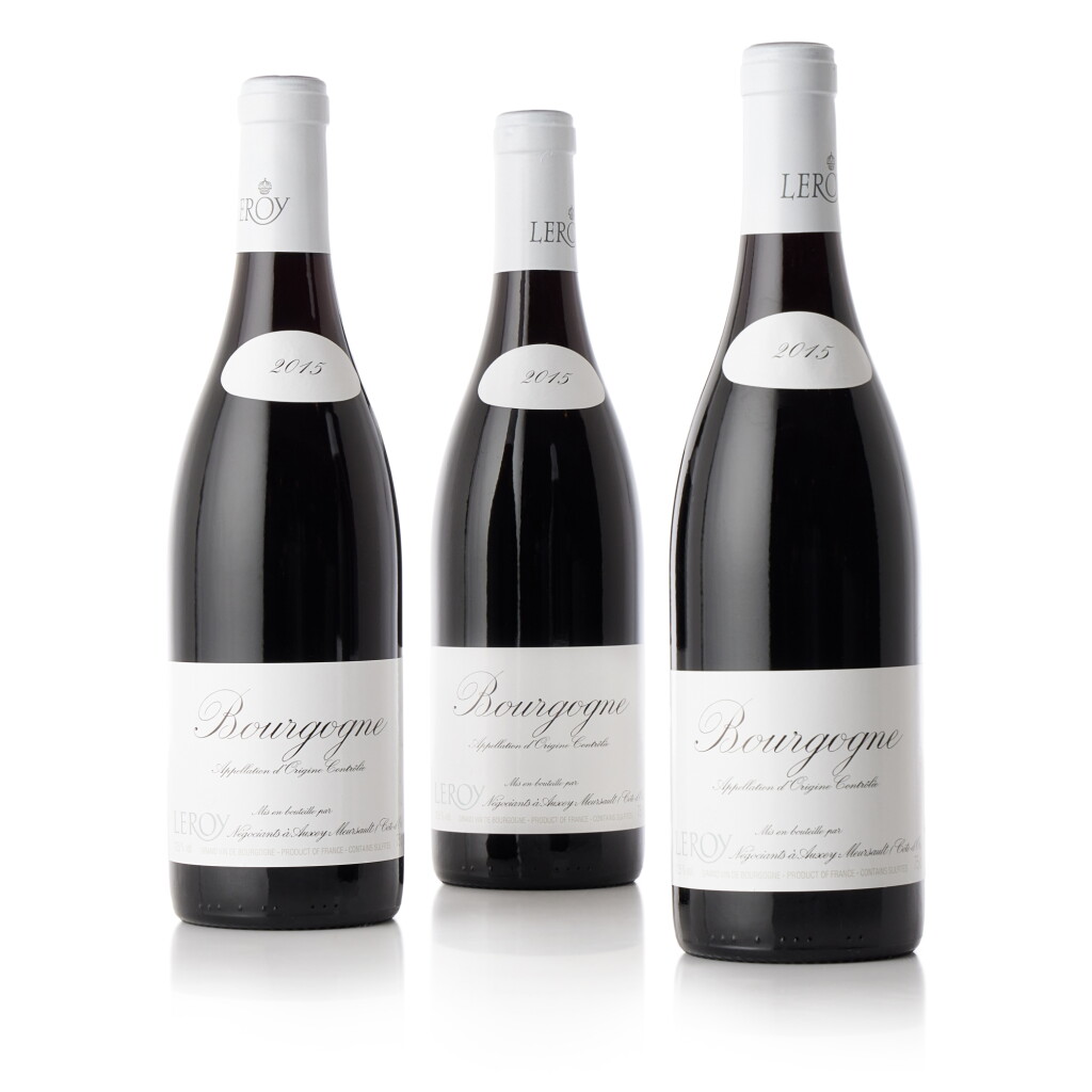 View full screen - View 1 of Lot 8517. Bourgogne Rouge 2015 Maison Leroy (12 BT).